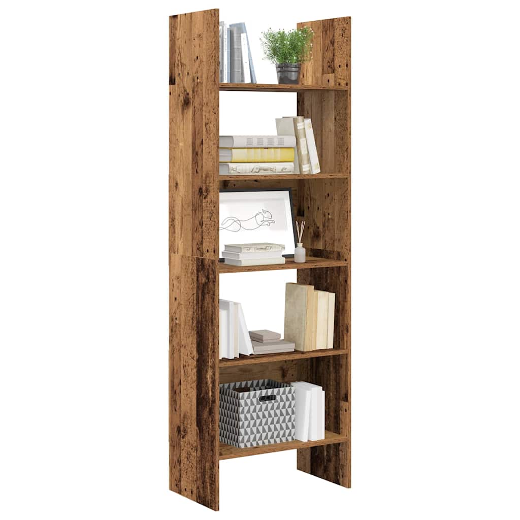 vidaXL Dulap pentru cărți Lemn vechi 60 x 35 x 180 cm Lemn compozit vidaXL Dulap pentru cărți Lemn vechi 60 x 35 x 180 cm Lemn compozit
