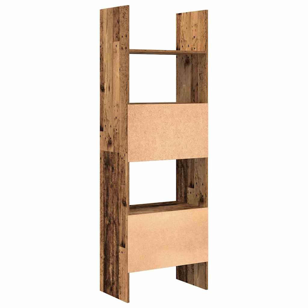 vidaXL Dulap pentru cărți Lemn vechi 60 x 35 x 180 cm Lemn compozit vidaXL Dulap pentru cărți Lemn vechi 60 x 35 x 180 cm Lemn compozit