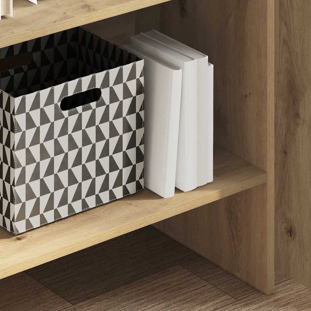 vidaXL Dulap pentru cărți stejar artizanal 60 x 35 x 180 cm