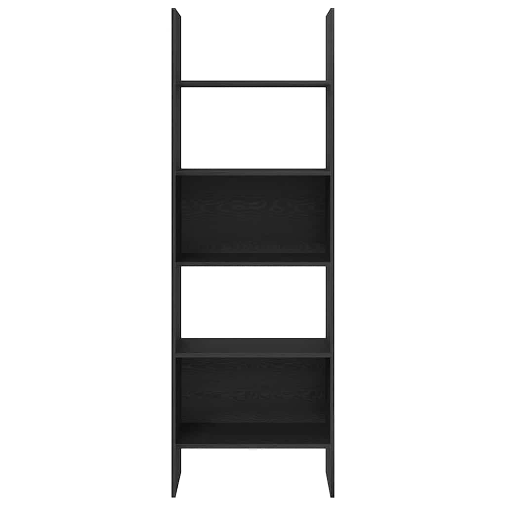 vidaXL Dulap pentru cărți Stejar negru 60 x 35 x 180 cm Lemn compozit