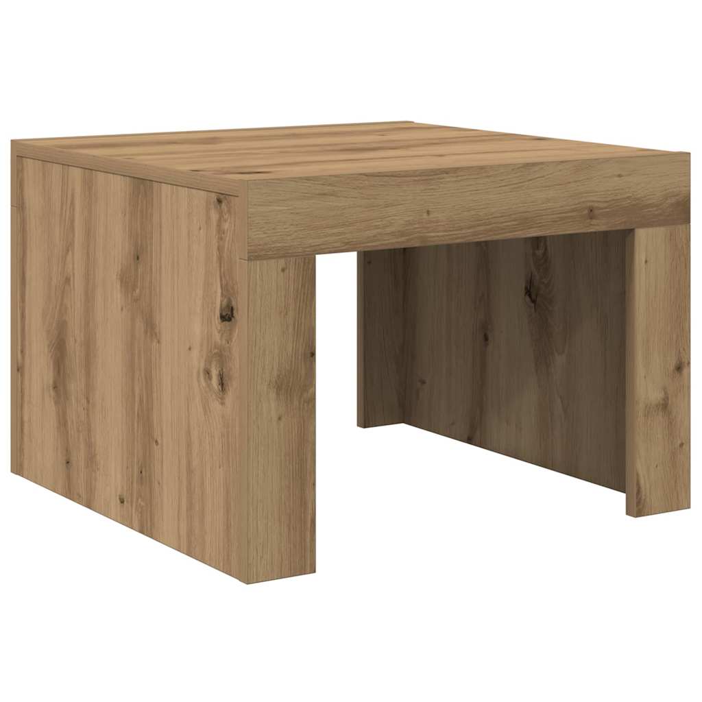 vidaXL Masă de cafea stejar artizanal 50 x 50 x 35 cm Lemn compozit vidaXL Masă de cafea stejar artizanal 50 x 50 x 35 cm Lemn compozit
