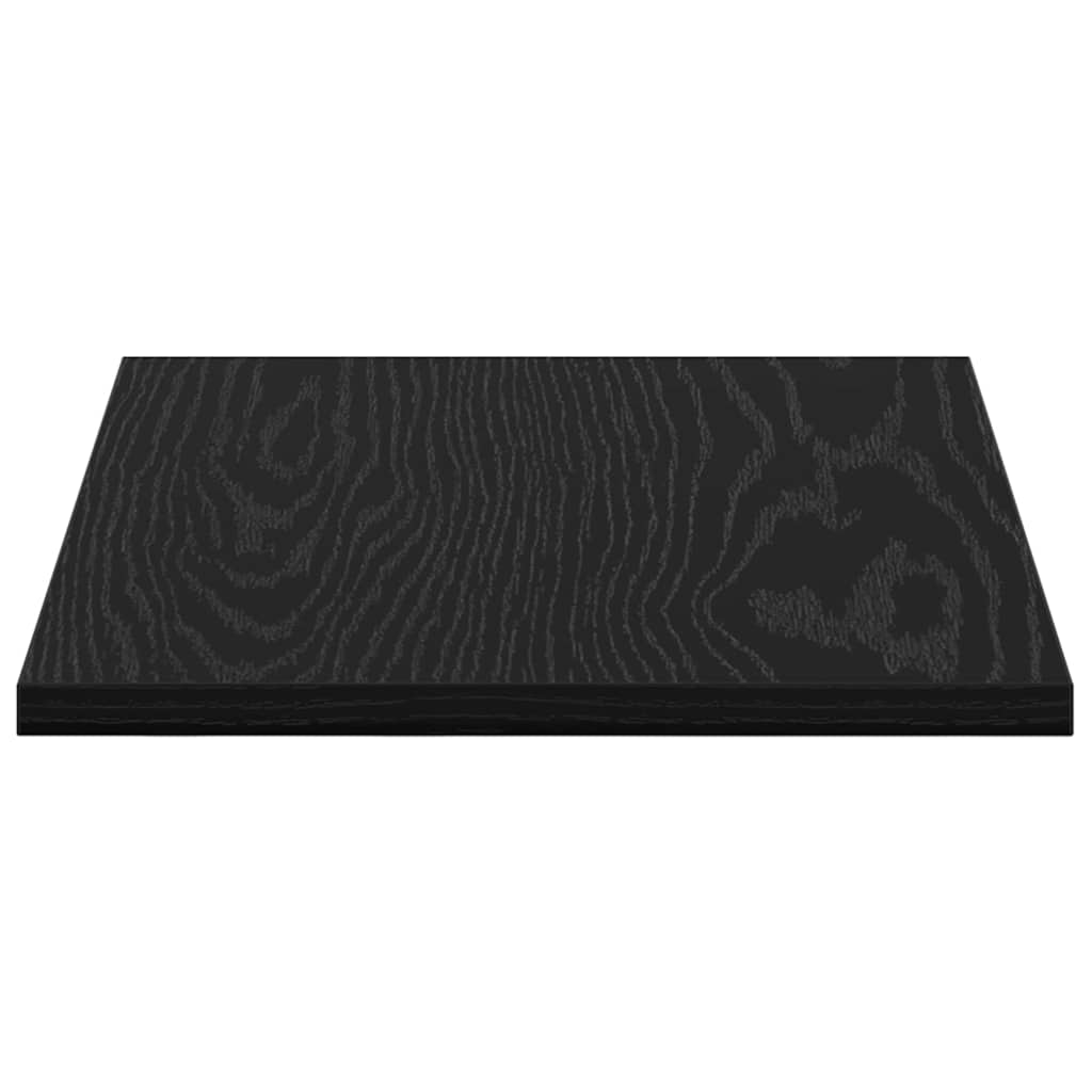 vidaXL Raft pentru cărți 4 pcs Negru 40 x 30 x 1,5 cm Lemn compozit