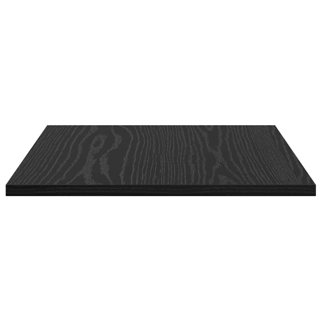 vidaXL Raft pentru cărți 4 pcs Negru 40 x 40 x 1,5 cm Lemn compozit