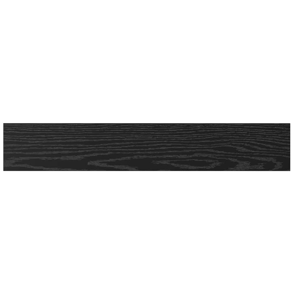 vidaXL Raft pentru cărți 4 pcs Negru 60 x 10 x 1,5 cm Lemn compozit