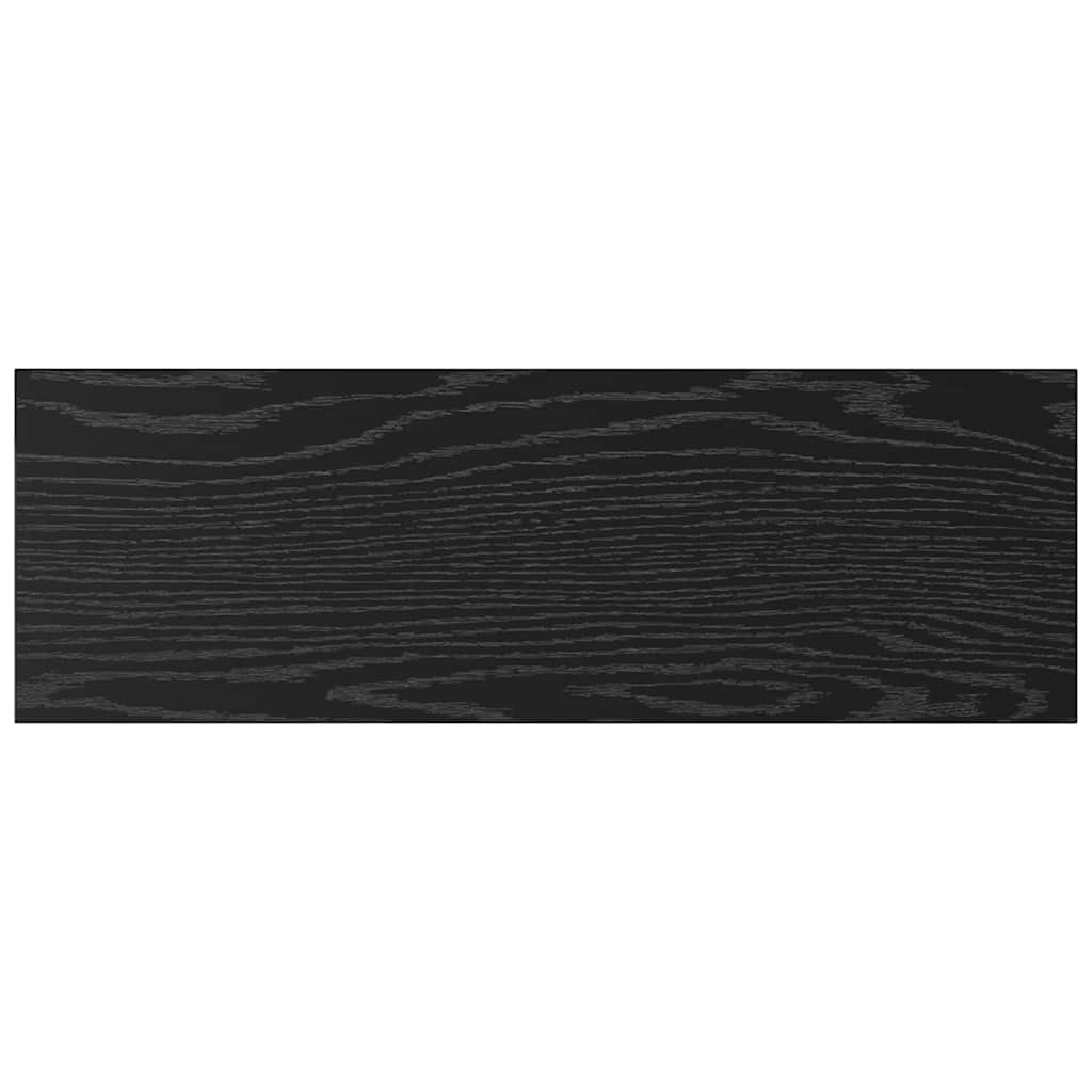 vidaXL Raft pentru cărți 4 pcs Negru 60 x 20 x 1,5 cm Lemn compozit