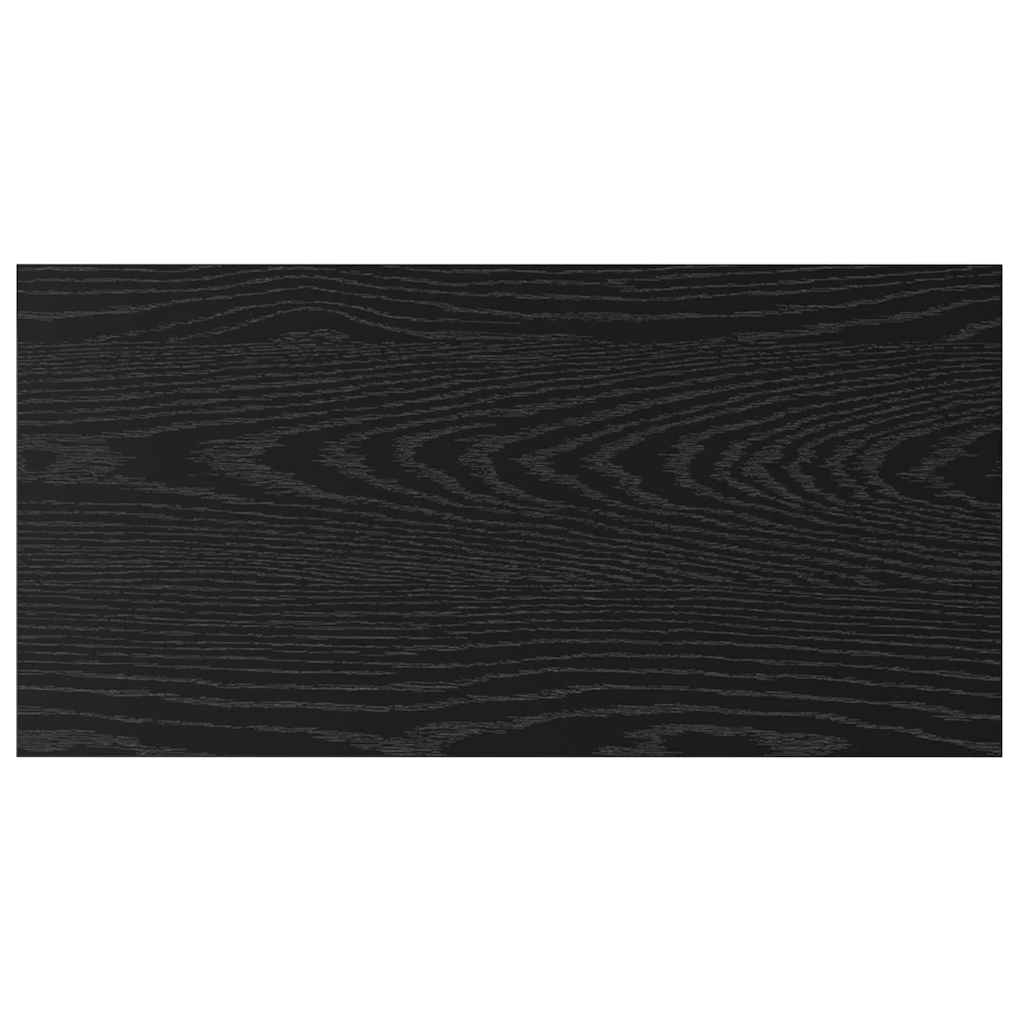 vidaXL Raft pentru cărți 4 pcs Negru 60 x 30 x 1,5 cm Lemn compozit