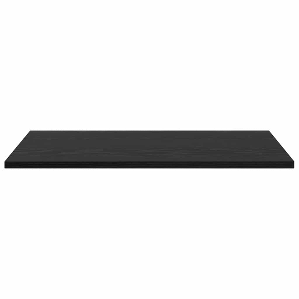 vidaXL Raft pentru cărți 4 pcs Negru 60 x 40 x 1,5 cm Lemn compozit
