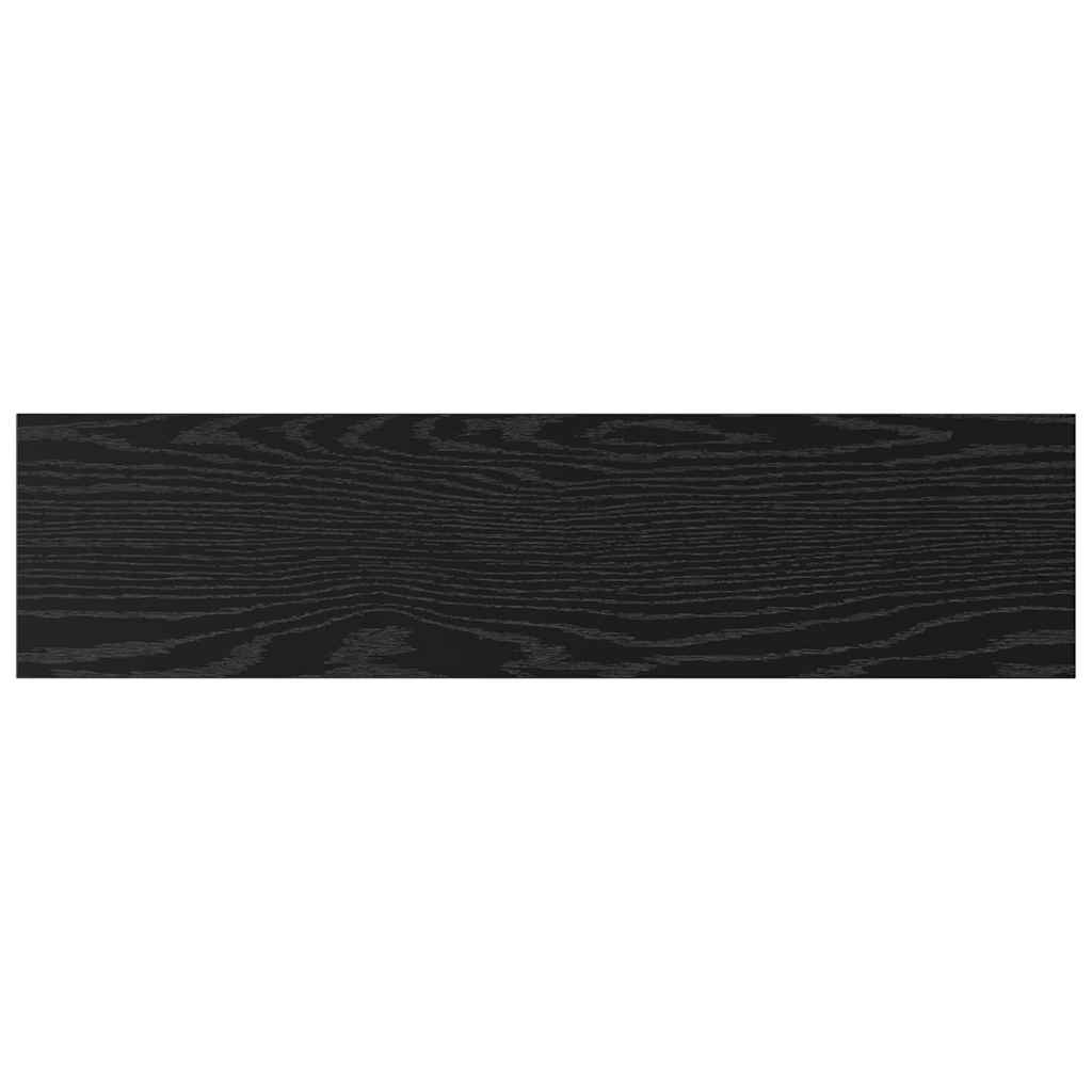 vidaXL Placă Raft pentru Cărți 4 pcs Negru 100 x 40 x 1.5cm PAL