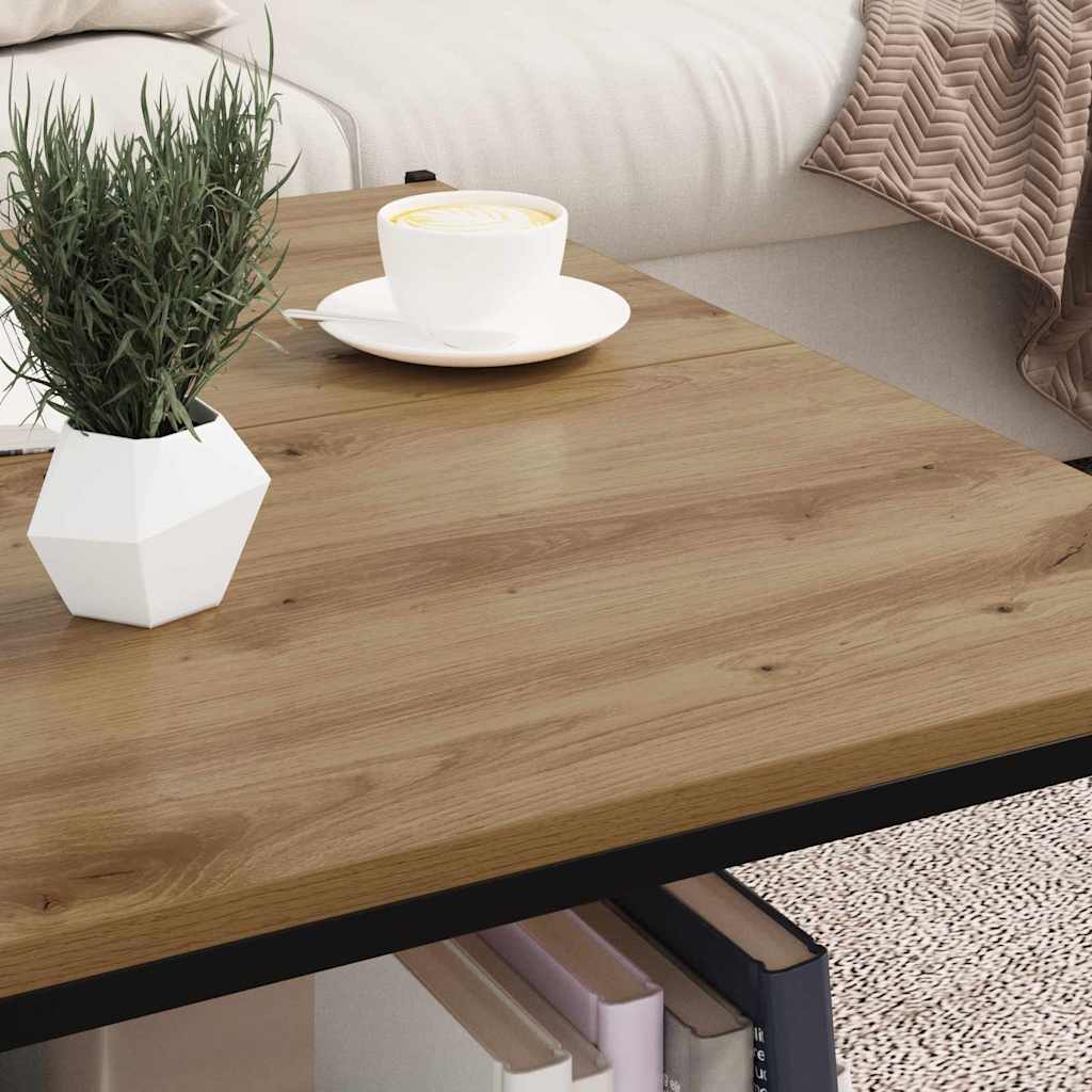 vidaXL Raft pentru cărți 4 pcs Maro 80 x 40 x 1,5 cm Lemn compozit