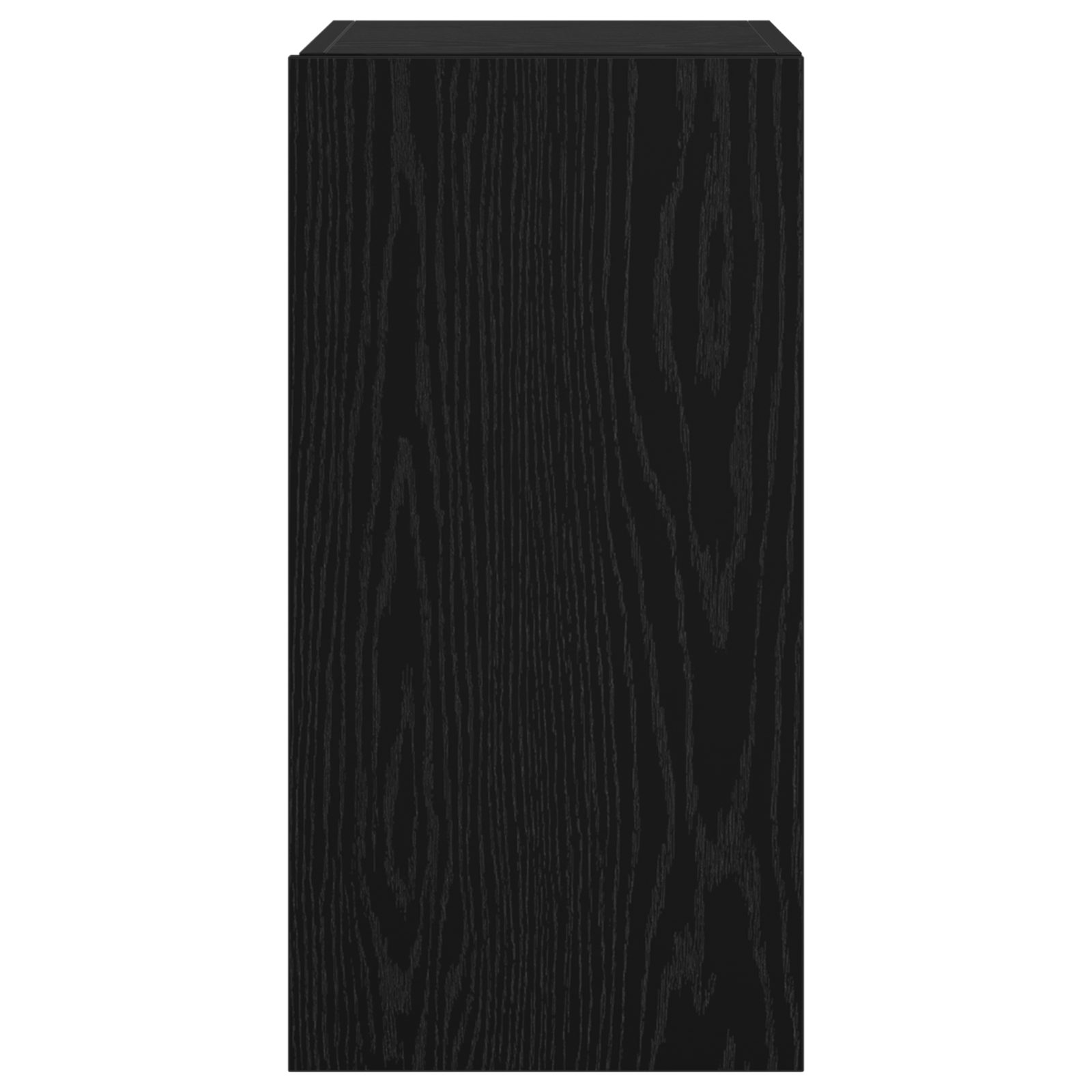 vidaXL Unitate TV cu raft Altele cu depozitare cu ușă 2 pcs Stejar negru Lemn compozit
