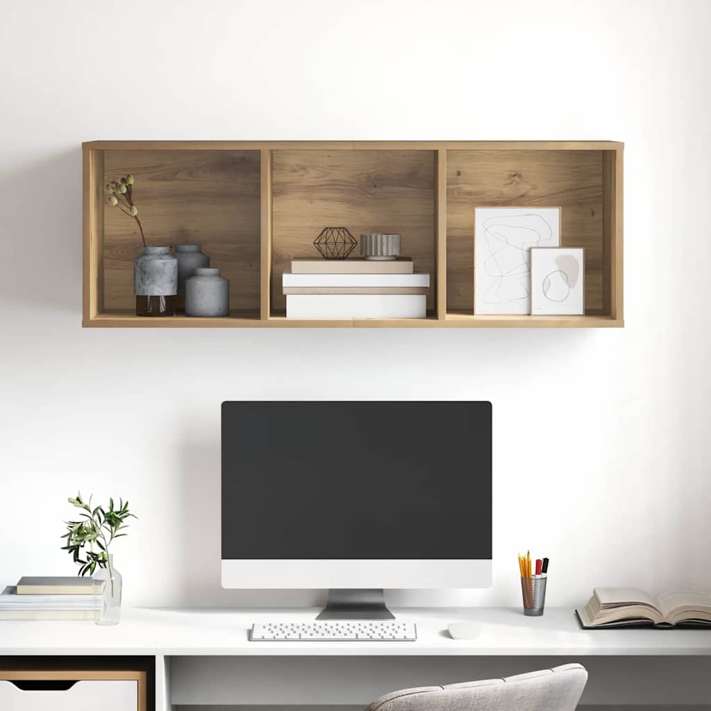 vidaXL Cabinet TV stejar artizanal 37 x 37 x 107 cm Lemn compozit vidaXL Cabinet TV stejar artizanal 37 x 37 x 107 cm Lemn compozit