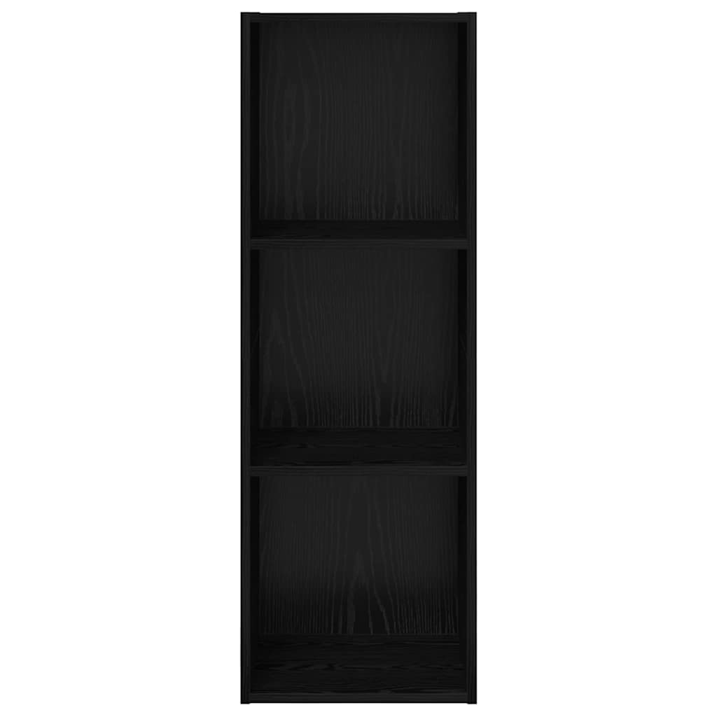 vidaXL Set comodă TV Stejar Negru 37 x 37 x 107 cm Lemn compozit