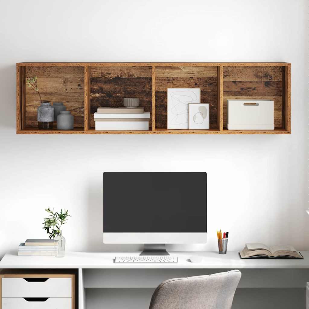 vidaXL Set comodă TV Lemn Vechi 37 x 37 x 142,5 cm Lemn compozit