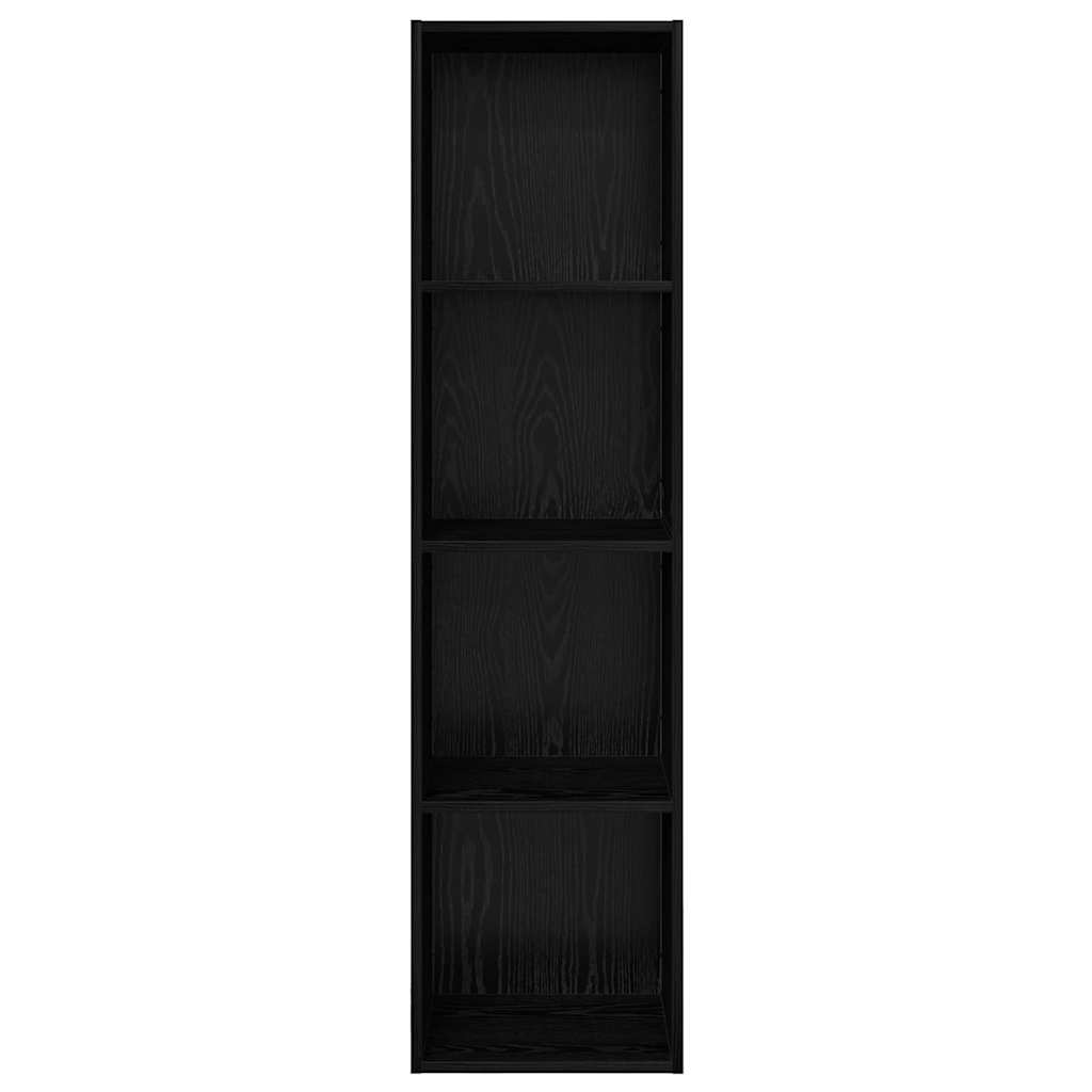 vidaXL Cabinet TV Stejar negru 37 x 37 x 142.5 cm Lemn compozit vidaXL Cabinet TV Stejar negru 37 x 37 x 142.5 cm Lemn compozit