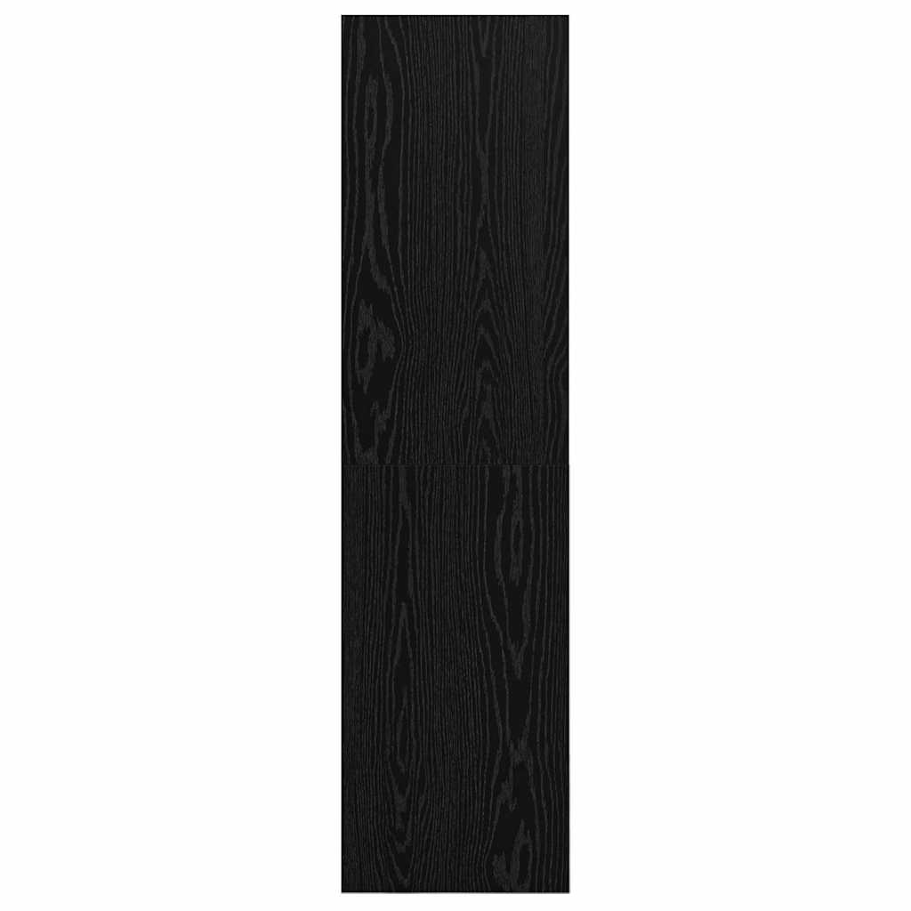 vidaXL Cabinet TV Stejar negru 37 x 37 x 142.5 cm Lemn compozit vidaXL Cabinet TV Stejar negru 37 x 37 x 142.5 cm Lemn compozit