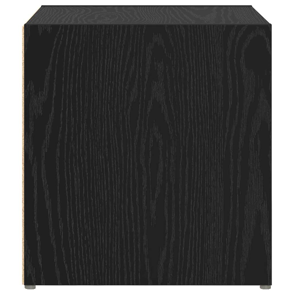 vidaXL Set comodă TV 2 pcs Negru 37 x 35 x 37,5 cm Lemn compozit