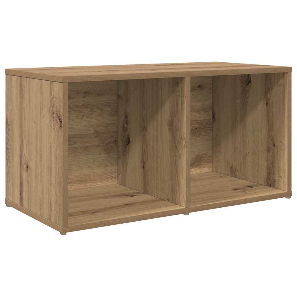 vidaXL Cabinet TV cu depozitare stejar artizanal Lemn compozit vidaXL Cabinet TV cu depozitare stejar artizanal Lemn compozit