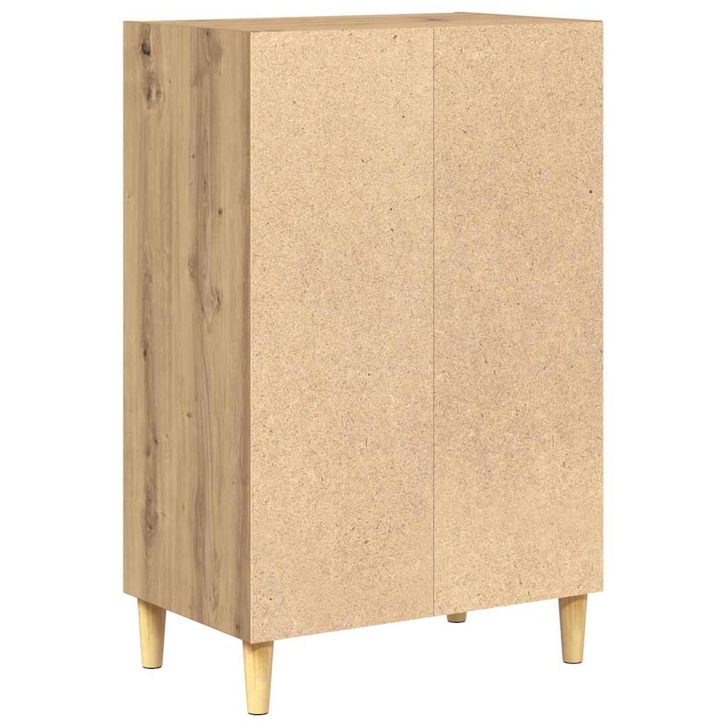 vidaXL Bufet cu raft stejar artizanal 57 x 35 x 90 cm Lemn compozit vidaXL Bufet cu raft stejar artizanal 57 x 35 x 90 cm Lemn compozit