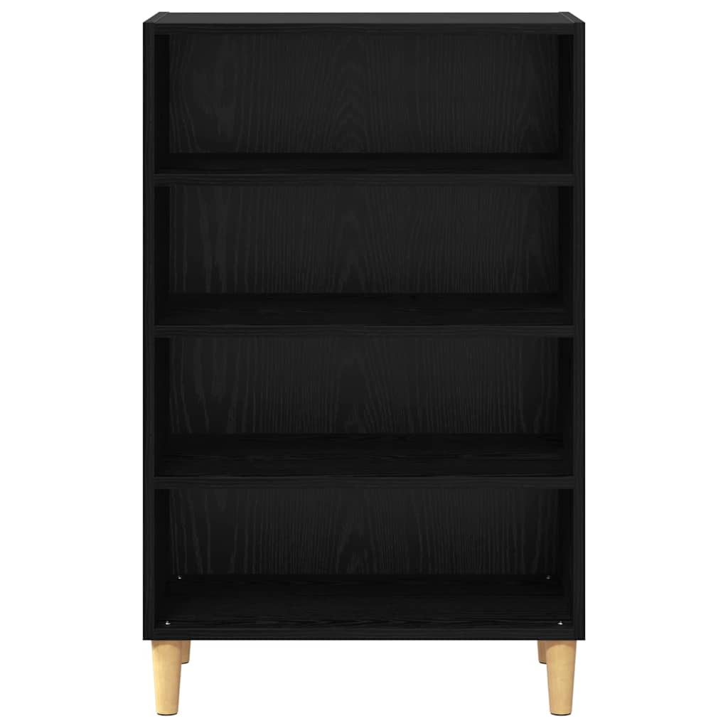 vidaXL Bufet cu raft Stejar negru 57 x 35 x 90 cm Lemn compozit vidaXL Bufet cu raft Stejar negru 57 x 35 x 90 cm Lemn compozit