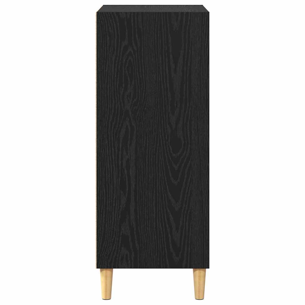 vidaXL Bufet cu raft Stejar negru 57 x 35 x 90 cm Lemn compozit vidaXL Bufet cu raft Stejar negru 57 x 35 x 90 cm Lemn compozit