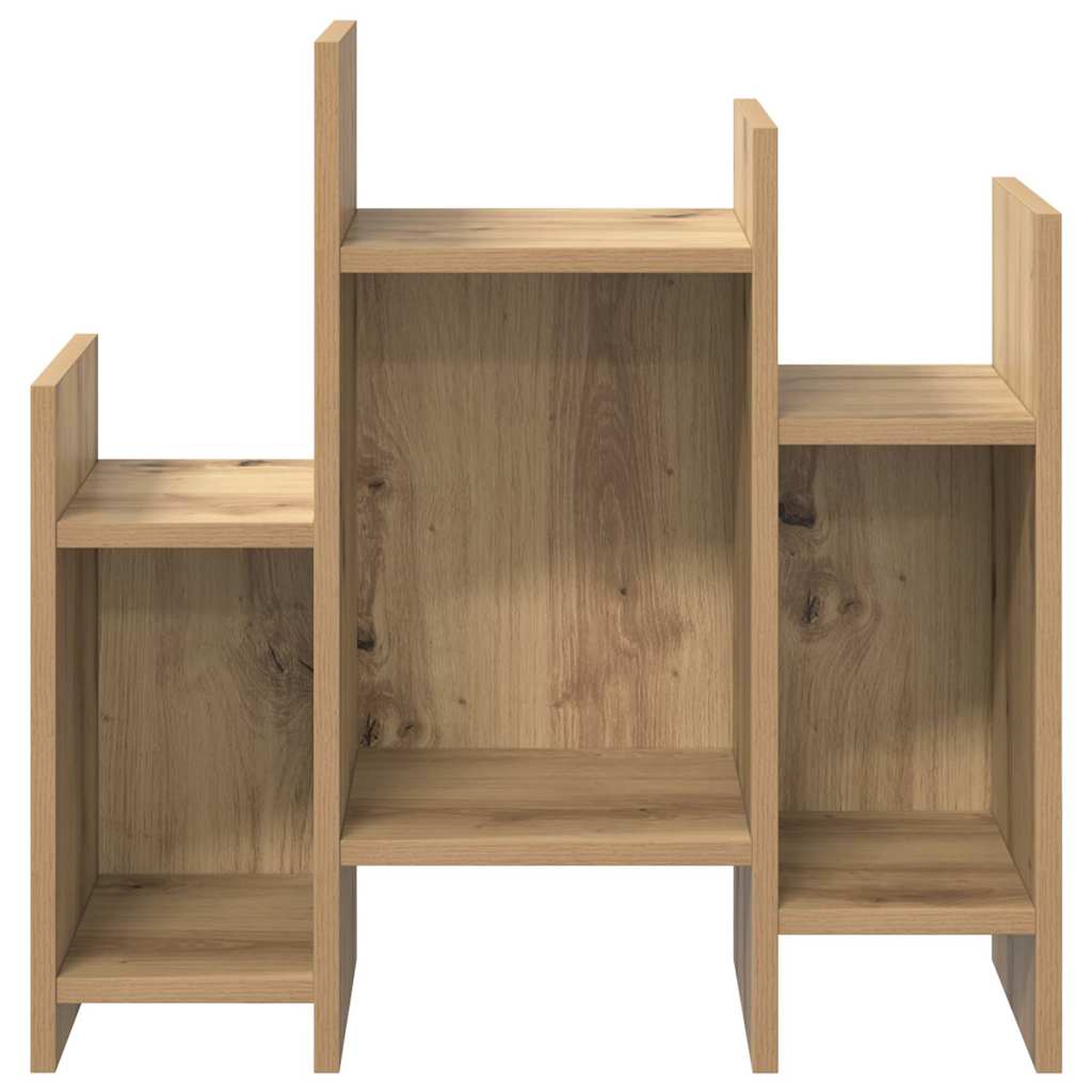 vidaXL Dulap lateral stejar artizanal 60 x 26 x 60 cm Lemn compozit