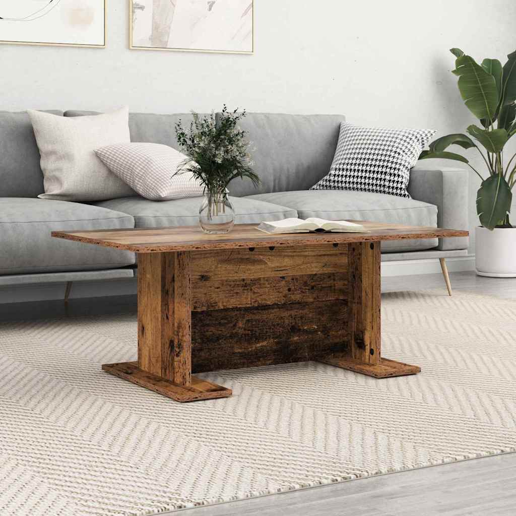 vidaXL Masă de cafea Lemn vechi 103.5 x 60 x 40 cm Lemn compozit vidaXL Masă de cafea Lemn vechi 103.5 x 60 x 40 cm Lemn compozit