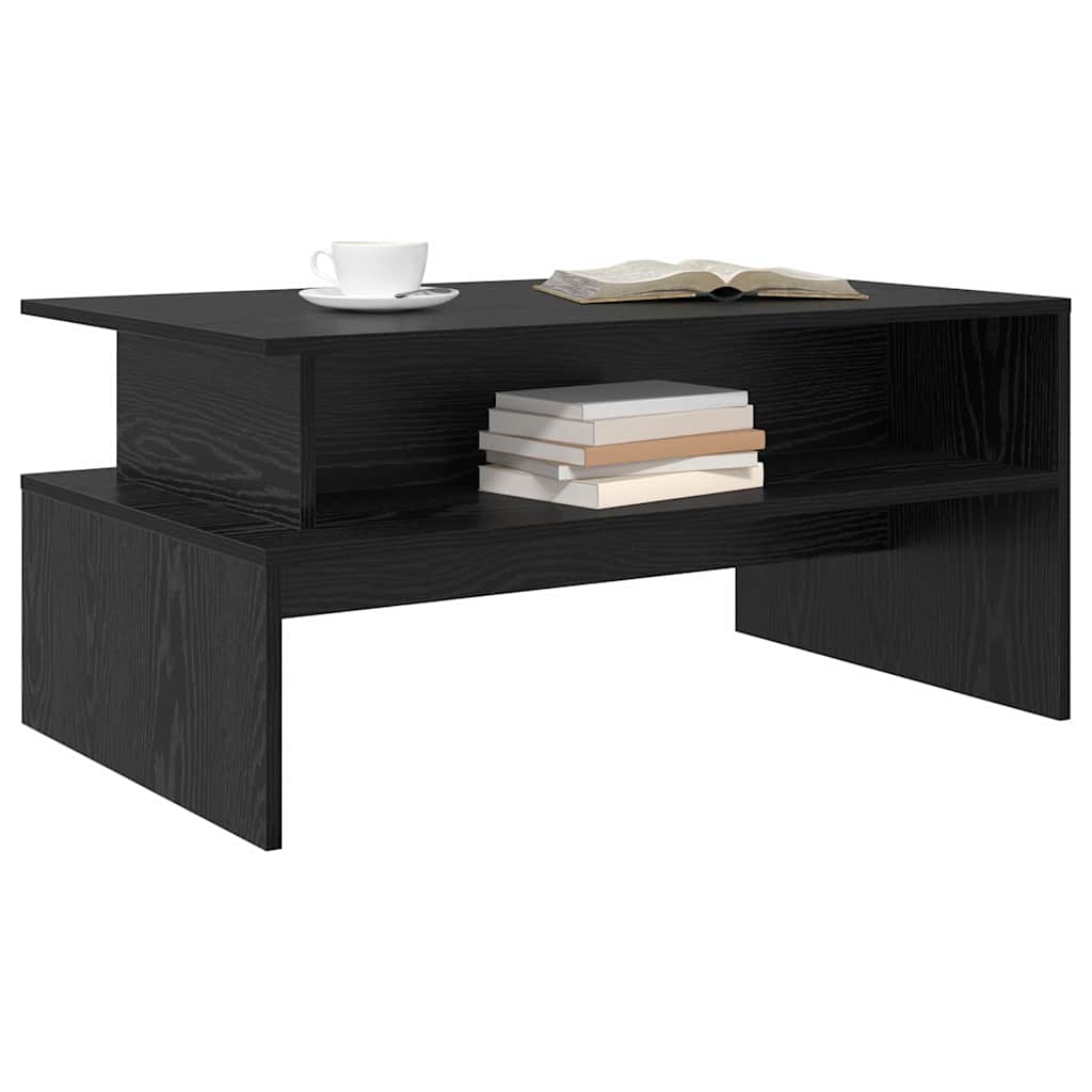 vidaXL Masă de cafea Stejar negru 90 x 55 x 42.5 cm Lemn compozit