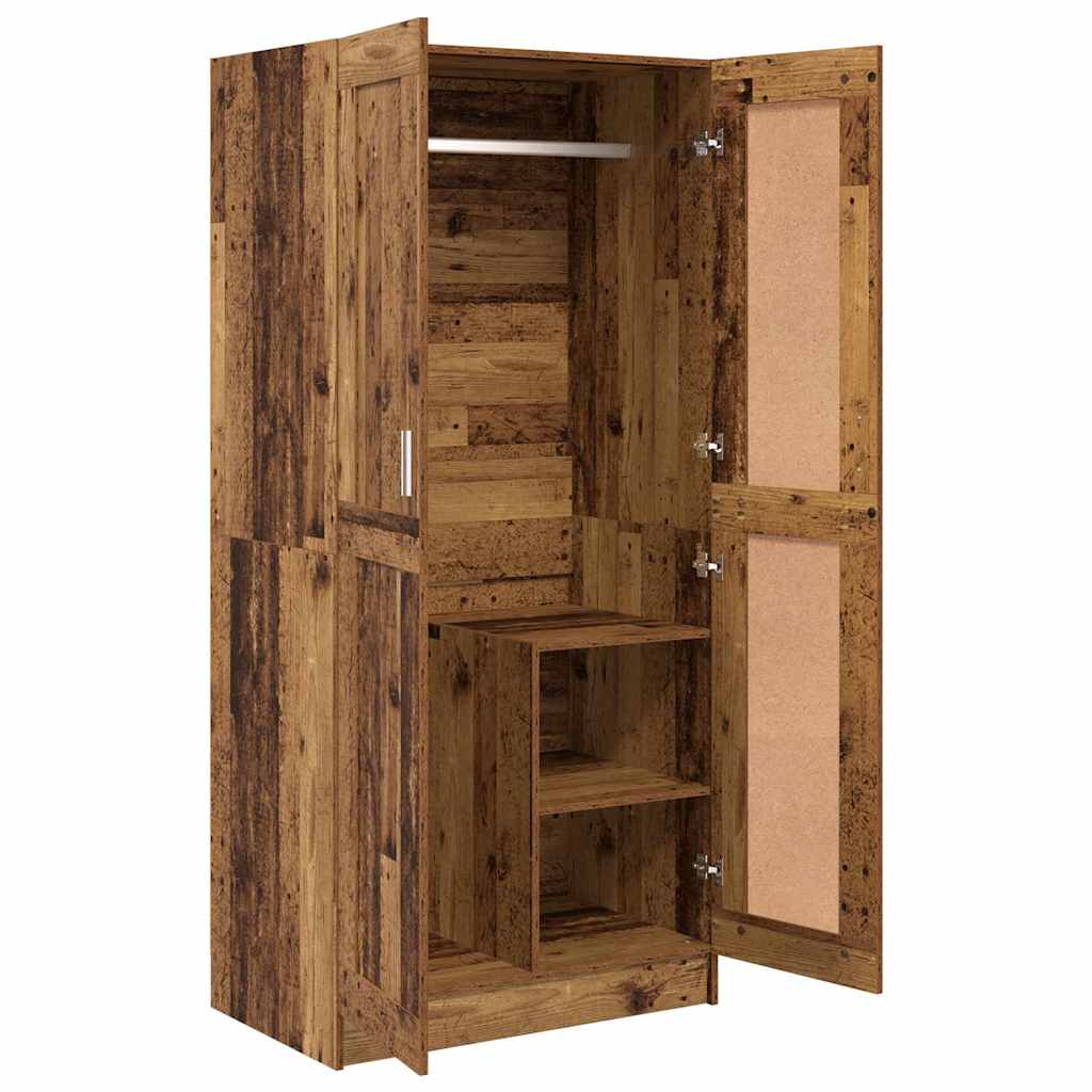 vidaXL Dulap Lemn vechi 82.5 x 51.5 x 180 cm Lemn compozit vidaXL Dulap Lemn vechi 82.5 x 51.5 x 180 cm Lemn compozit