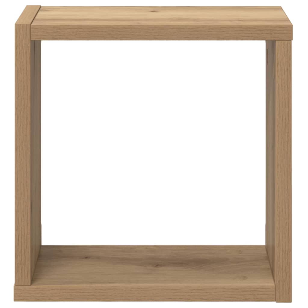 vidaXL Rafturi de perete 2 pcs stejar artizanal 26 x 15 x 26 cm vidaXL Rafturi de perete 2 pcs stejar artizanal 26 x 15 x 26 cm