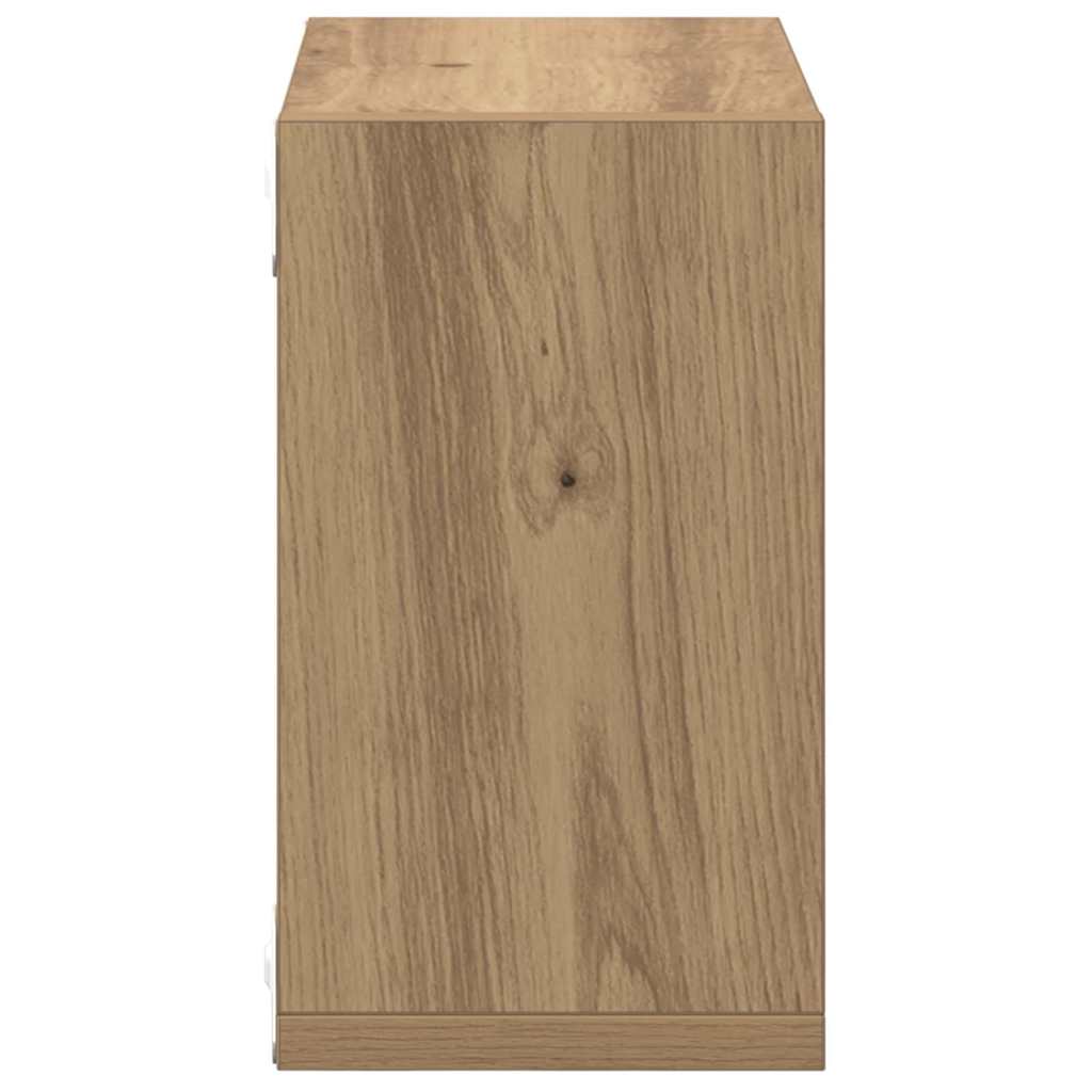 vidaXL Rafturi de perete 2 pcs stejar artizanal 26 x 15 x 26 cm vidaXL Rafturi de perete 2 pcs stejar artizanal 26 x 15 x 26 cm