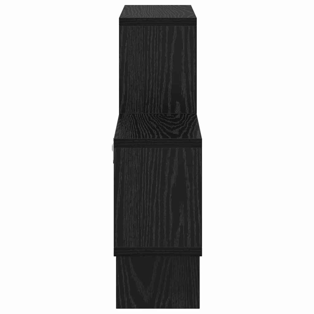 vidaXL Raft de perete Stejar negru 82 x 15 x 51 cm Lemn compozit