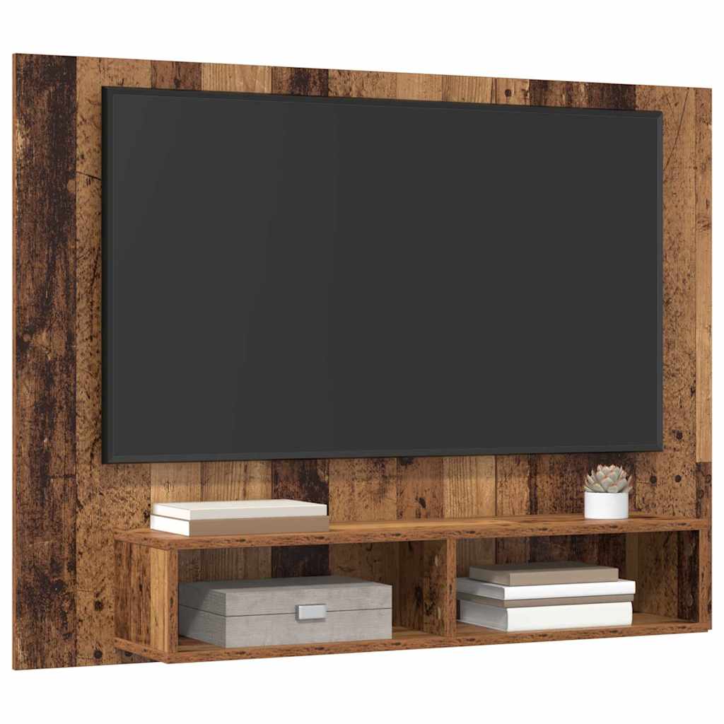 vidaXL Dulap pentru TV pe Perete Lemn vechi 120 x 23.5 x 90 cm