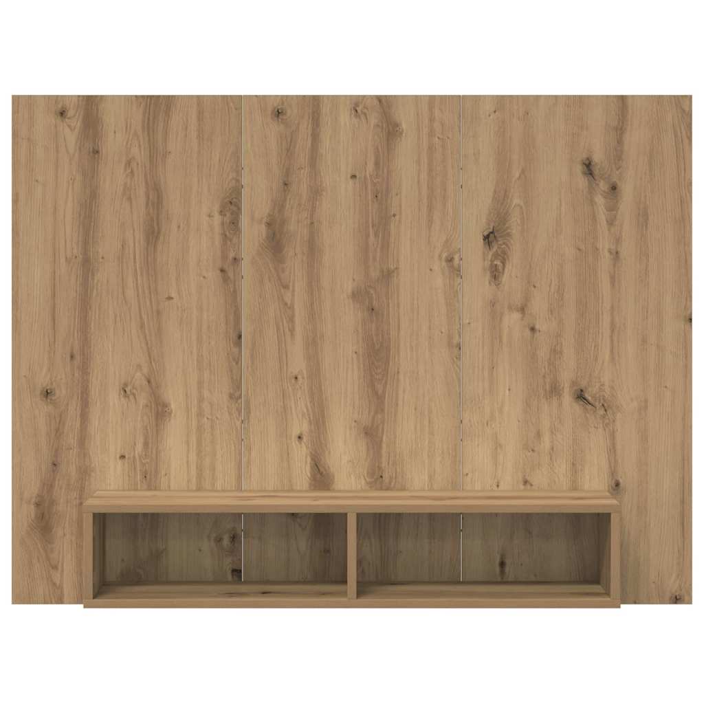 vidaXL Dulap pentru TV pe Perete stejar artizanal 120 x 23.5 x 90 cm