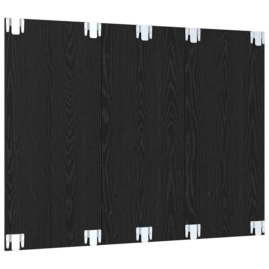 vidaXL Dulap pentru TV pe Perete Stejar negru 120 x 23.5 x 90 cm
