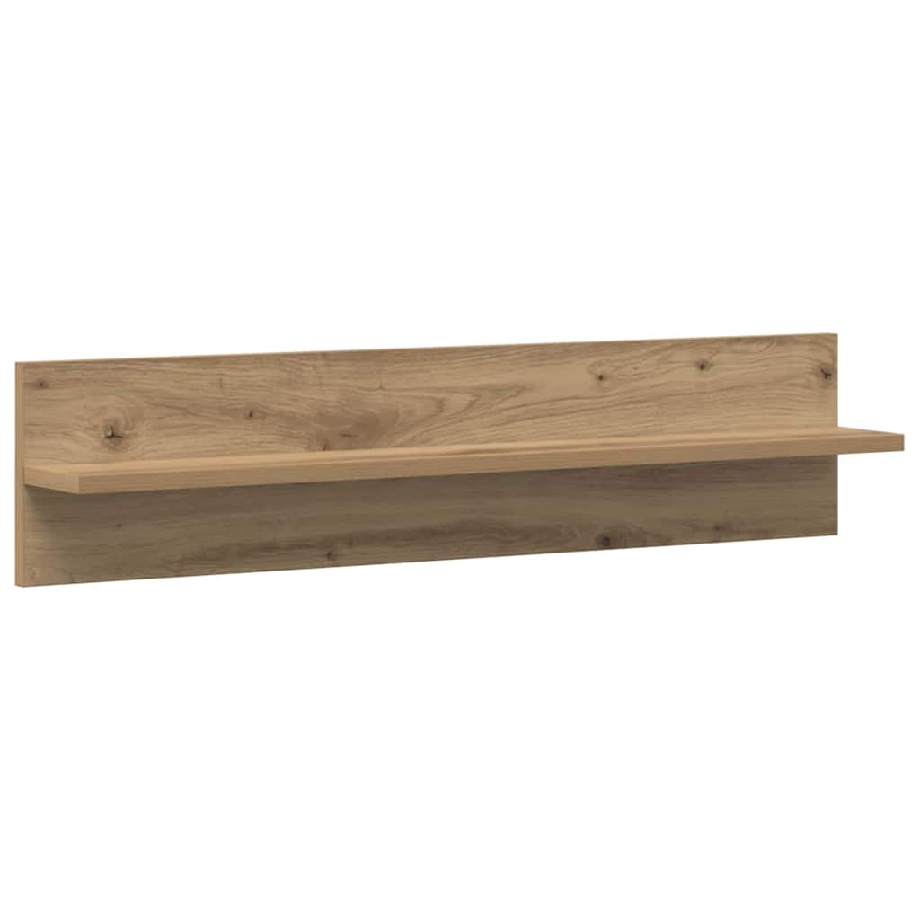 vidaXL Șemele de perete 2 pcs Stejar artisanal 80 x 11.5 x 18 cm