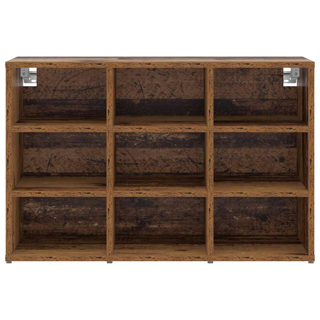 vidaXL Dulap pentru pantofi Lemn vechi 103x30x51 cm Lemn compozit vidaXL Dulap pentru pantofi Lemn vechi 103x30x51 cm Lemn compozit