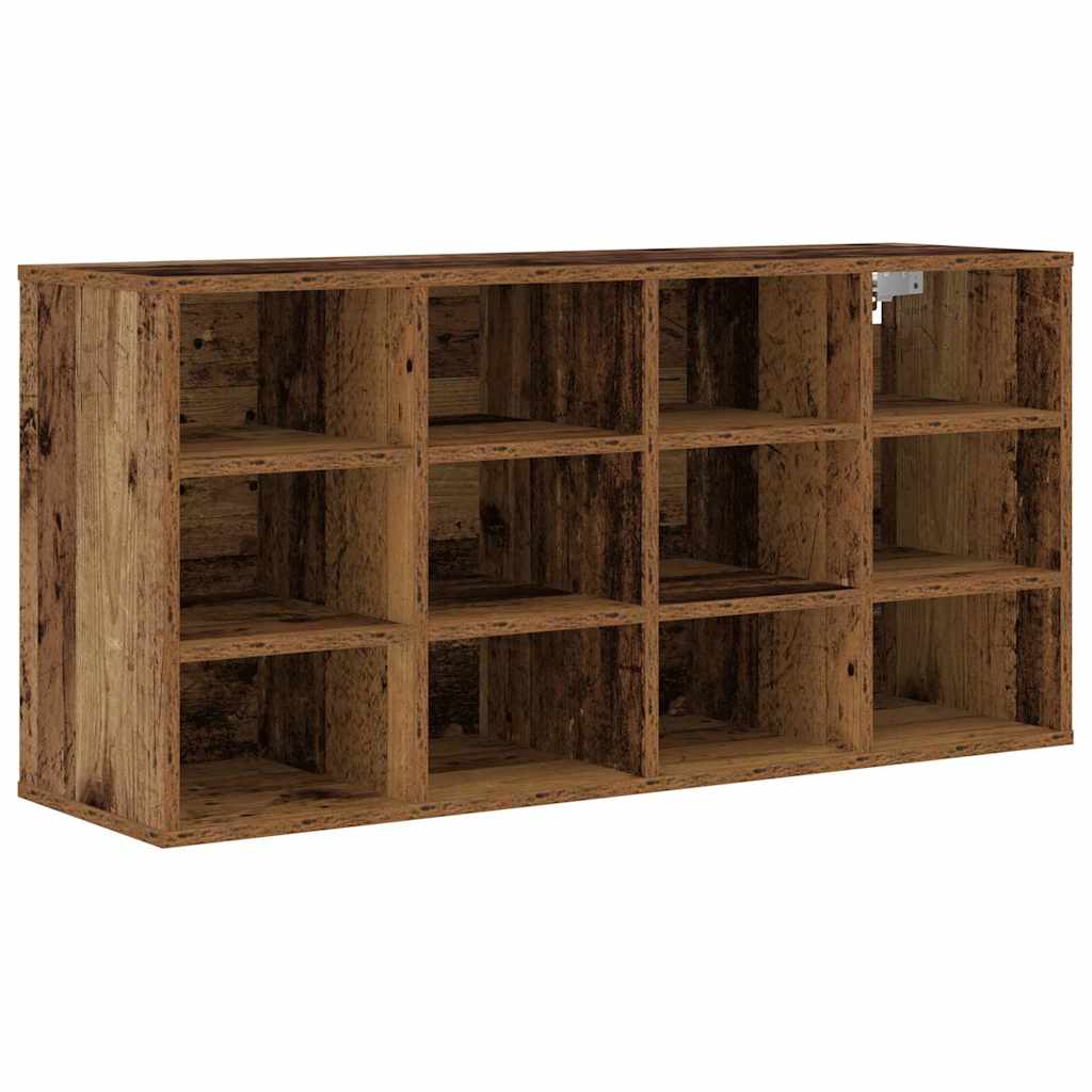 vidaXL Dulap pentru pantofi Lemn vechi 103x30x51 cm Lemn compozit vidaXL Dulap pentru pantofi Lemn vechi 103x30x51 cm Lemn compozit