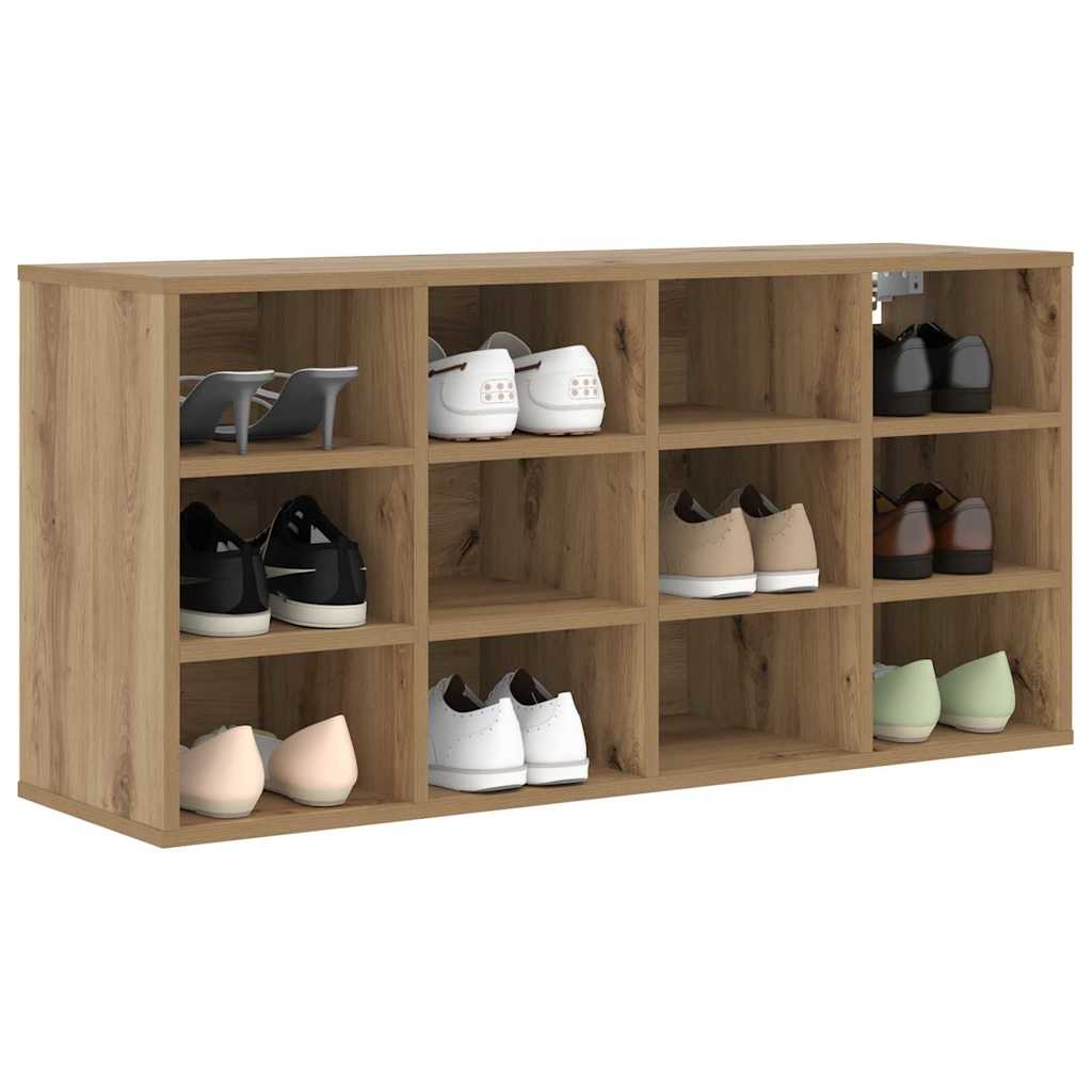 vidaXL Dulap pentru pantofi cu raft stejar artizanal 103x30x51 cm vidaXL Dulap pentru pantofi cu raft stejar artizanal 103x30x51 cm