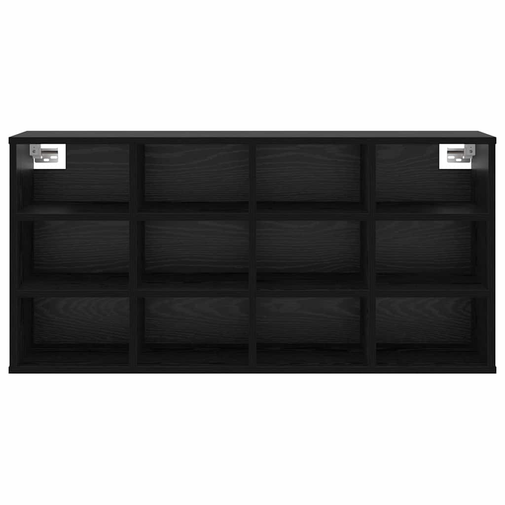 vidaXL Dulap pentru pantofi Stejar negru 103x30x51 cm Lemn compozit vidaXL Dulap pentru pantofi Stejar negru 103x30x51 cm Lemn compozit