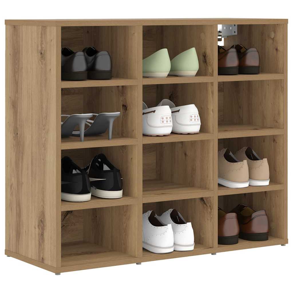 vidaXL Dulap pentru pantofi cu raft stejar artizanal 103x30x51 cm vidaXL Dulap pentru pantofi cu raft stejar artizanal 103x30x51 cm