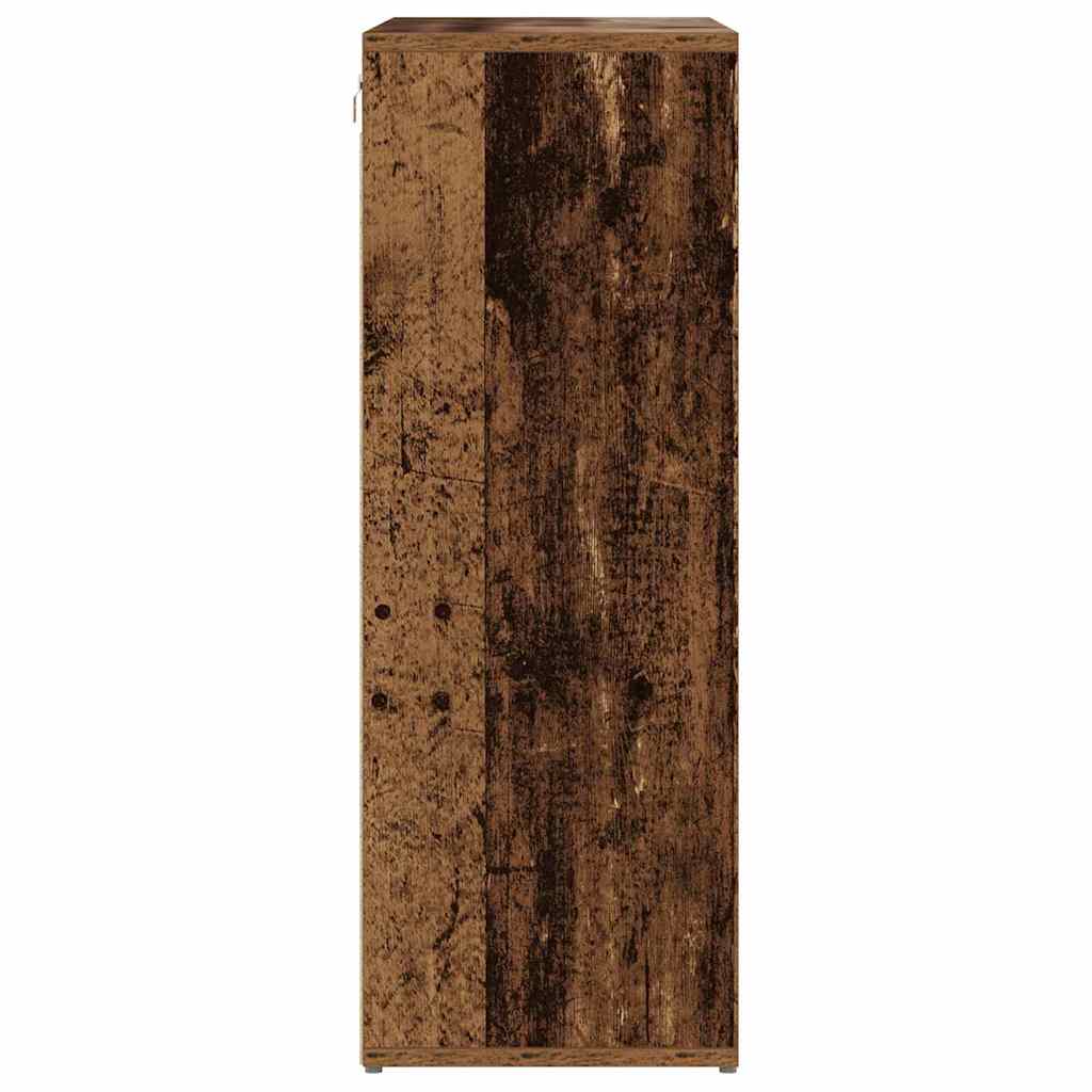 vidaXL Dulap pentru pantofi Lemn vechi 103x30x51 cm Lemn compozit