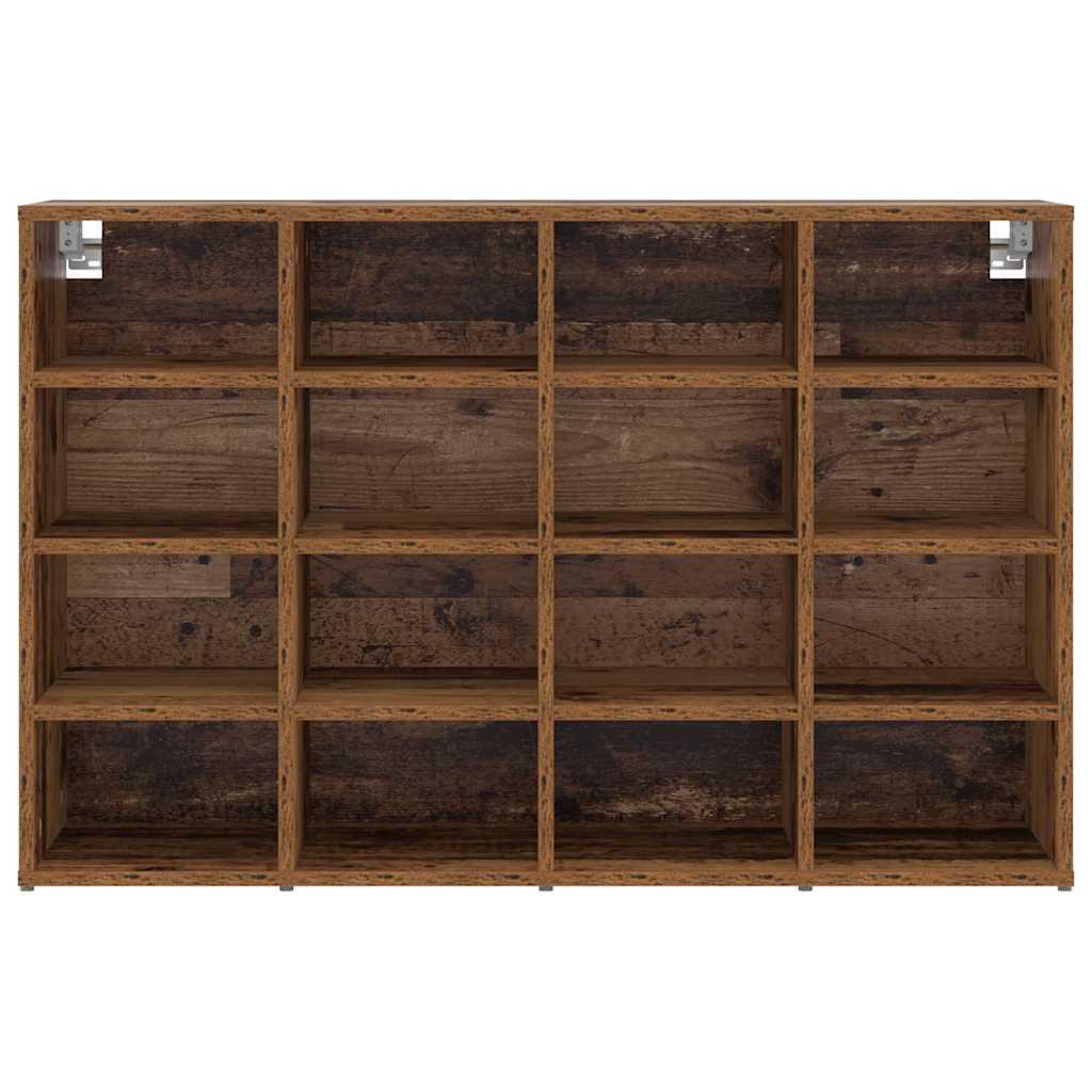 vidaXL Dulap pentru pantofi Lemn vechi 103x30x51 cm Lemn compozit vidaXL Dulap pentru pantofi Lemn vechi 103x30x51 cm Lemn compozit