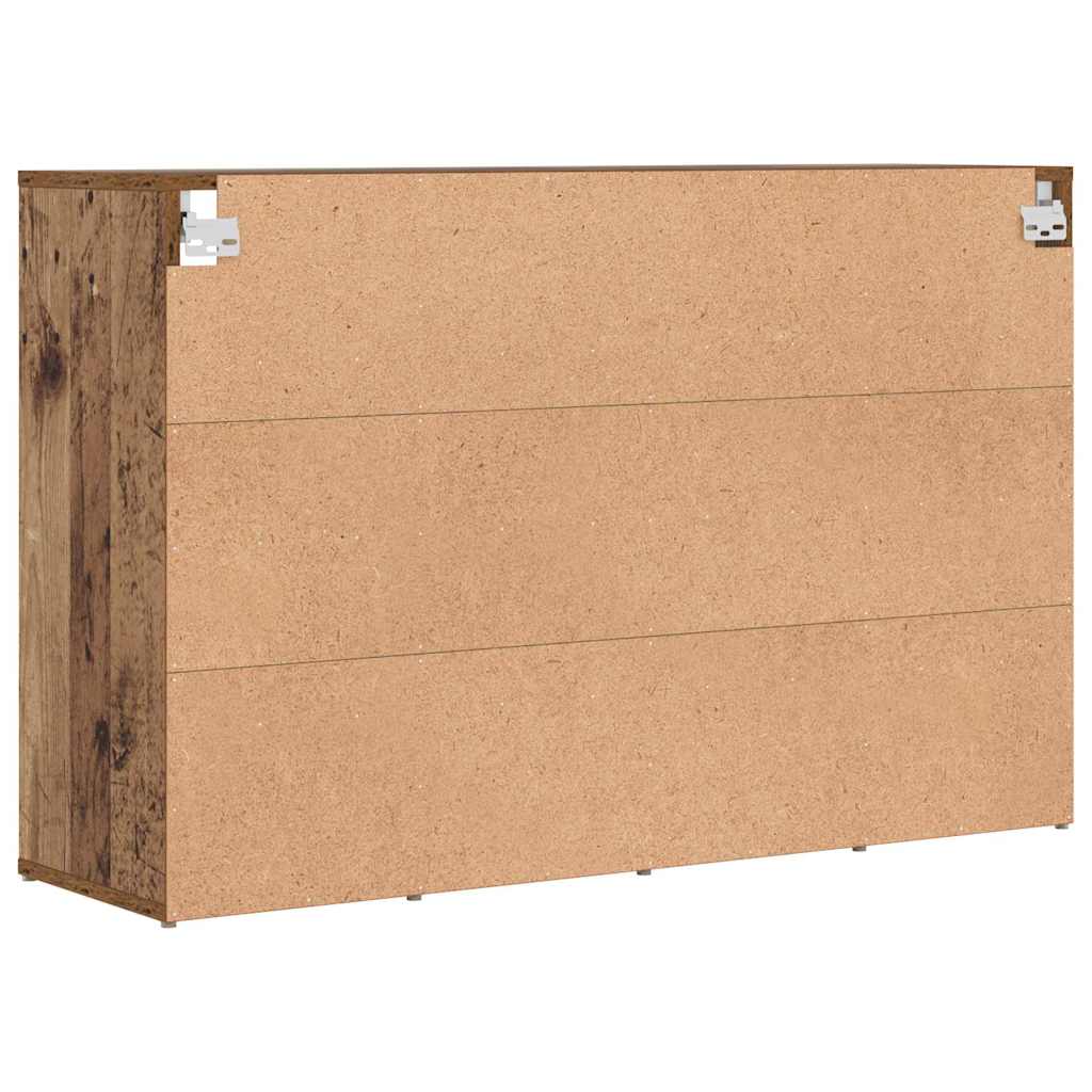 vidaXL Dulap pentru pantofi Lemn vechi 103x30x51 cm Lemn compozit vidaXL Dulap pentru pantofi Lemn vechi 103x30x51 cm Lemn compozit