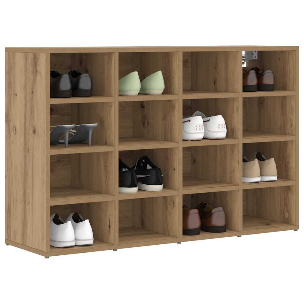 vidaXL Dulap pentru pantofi cu raft stejar artizanal 103x30x51 cm vidaXL Dulap pentru pantofi cu raft stejar artizanal 103x30x51 cm