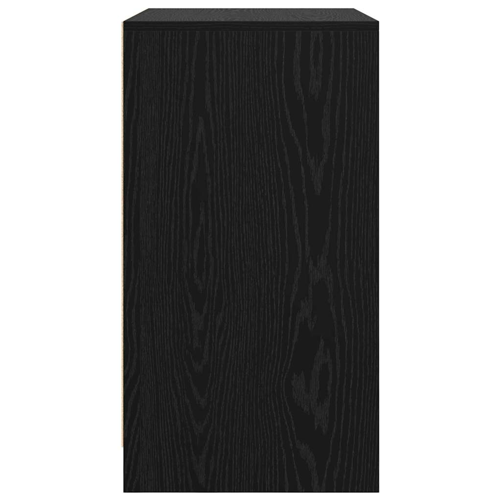 vidaXL Bufet Negru 70 x 41 x 75 cm Lemn compozit