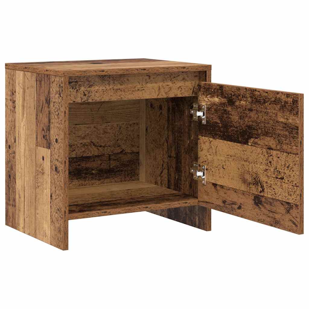 vidaXL Dulap de noapte Lemn vechi 45 x 34 x 44.5 cm Lemn compozit vidaXL Dulap de noapte Lemn vechi 45 x 34 x 44.5 cm Lemn compozit
