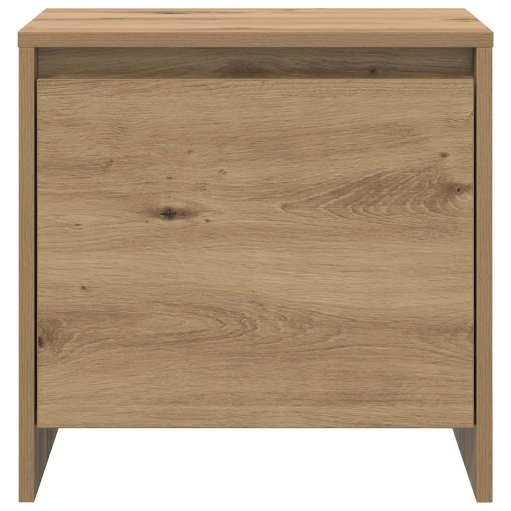 vidaXL Dulap de noapte stejar artizanal 45 x 34 x 44.5 cm vidaXL Dulap de noapte stejar artizanal 45 x 34 x 44.5 cm