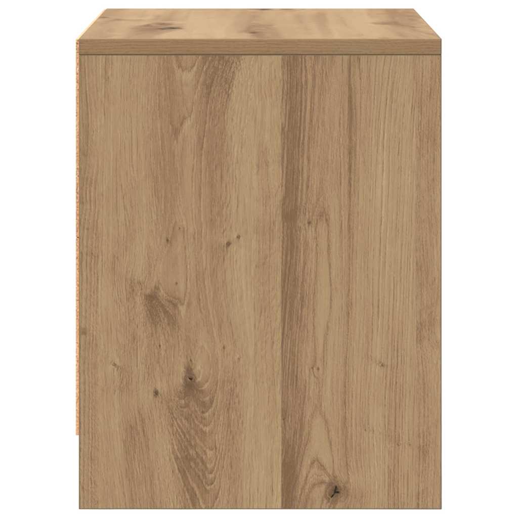 vidaXL Dulap de noapte stejar artizanal 45 x 34 x 44.5 cm vidaXL Dulap de noapte stejar artizanal 45 x 34 x 44.5 cm