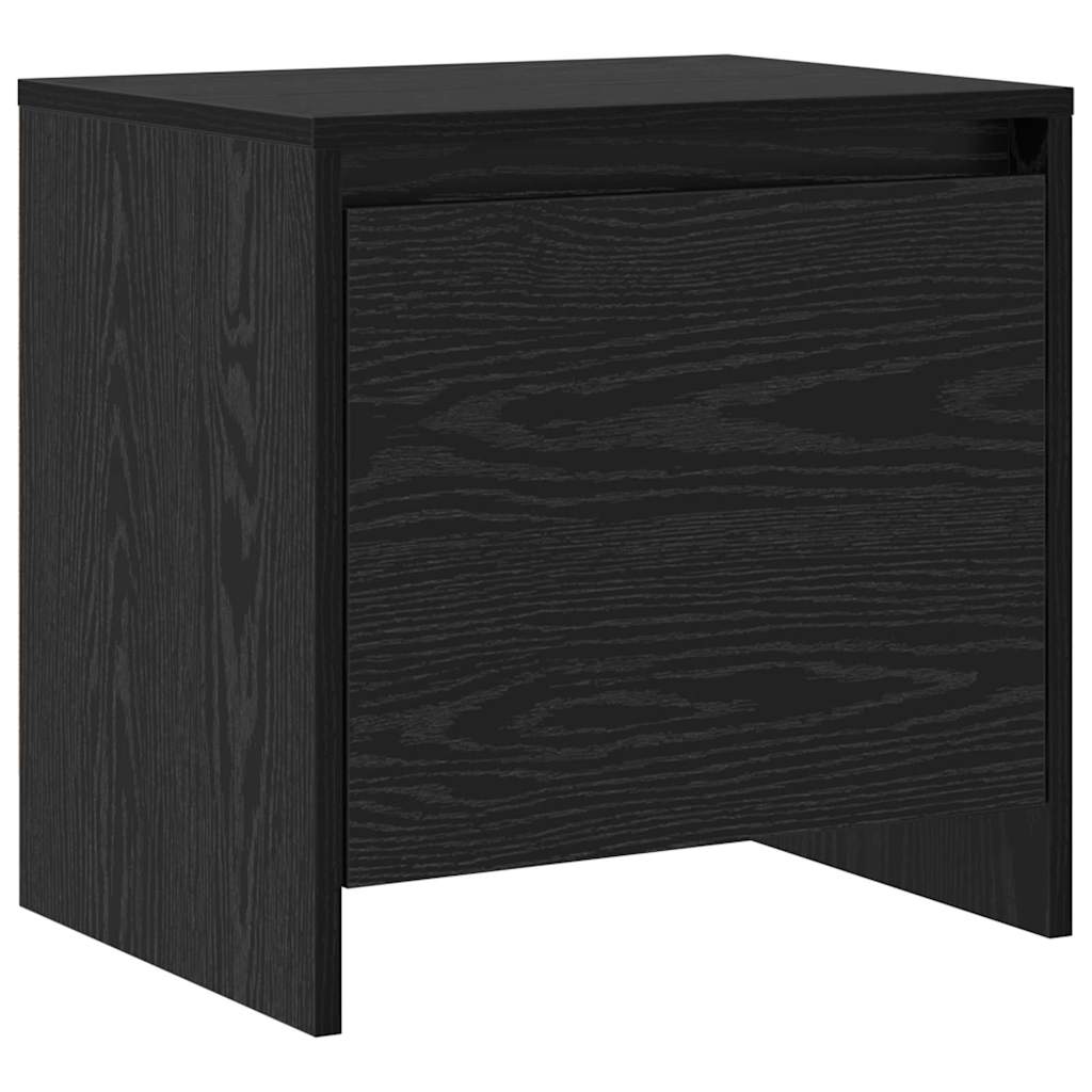 vidaXL Dulap de noapte Stejar negru 45 x 34 x 44.5 cm Lemn compozit vidaXL Dulap de noapte Stejar negru 45 x 34 x 44.5 cm Lemn compozit
