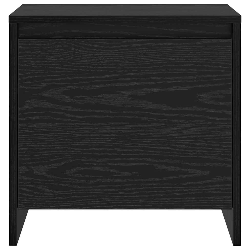vidaXL Dulap de noapte Stejar negru 45 x 34 x 44.5 cm Lemn compozit vidaXL Dulap de noapte Stejar negru 45 x 34 x 44.5 cm Lemn compozit